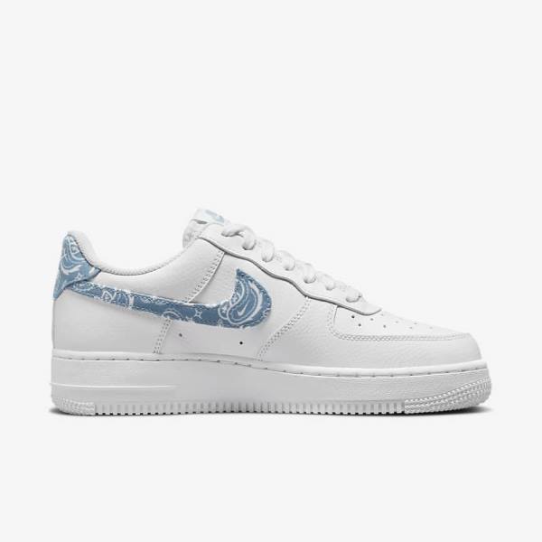 Nike Air Force 1 07 Essential Ženske Superge Bela / Modra | NK240QEF