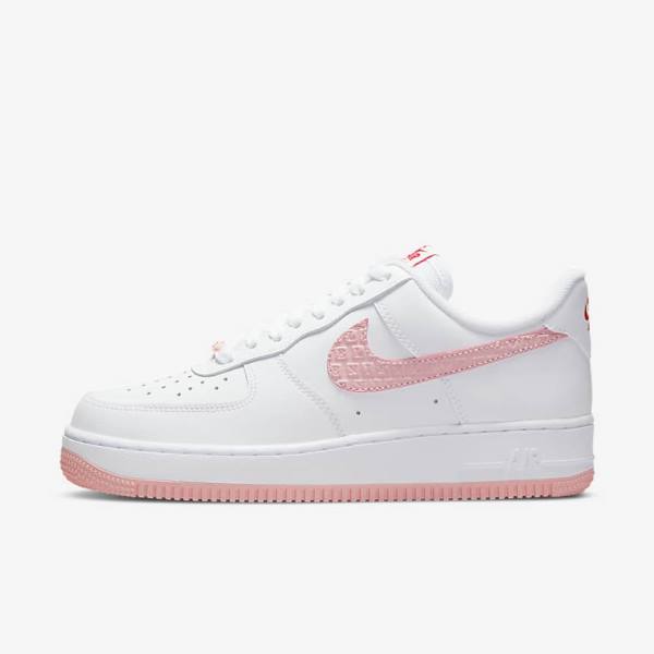 Nike Air Force 1 07 Ženske Superge Bela / Rdeča | NK328NPR