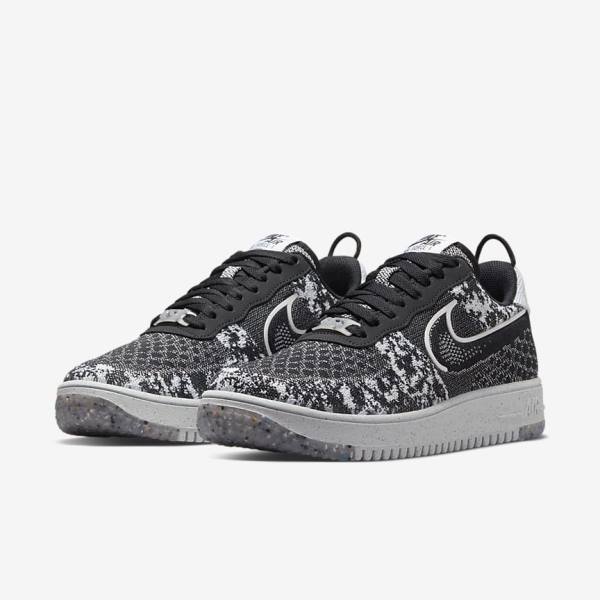 Nike Air Force 1 Crater Flyknit Next Nature Moški Superge Platina | NK524AQN