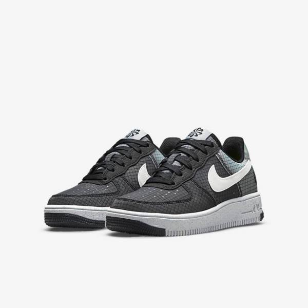 Nike Air Force 1 Crater Older Otroci Superge Črna / Bela | NK532NIW