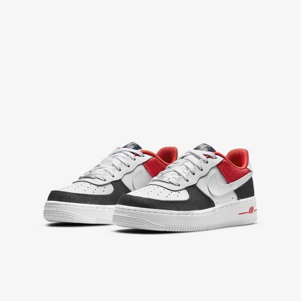 Nike Air Force 1 LV8 Older Otroci Superge Bela / Mornarica / Rdeča / Bela | NK472OKX