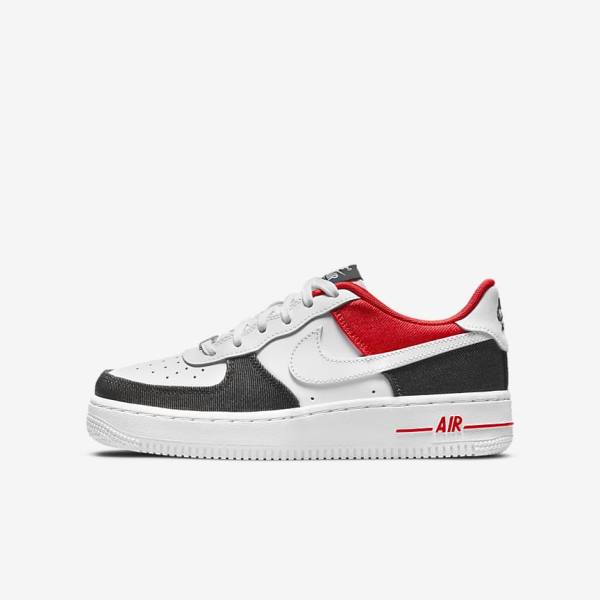 Nike Air Force 1 LV8 Older Otroci Superge Bela / Mornarica / Rdeča / Bela | NK472OKX