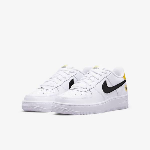 Nike Air Force 1 LV8 Older Otroci Superge Bela / Črna | NK501HDV