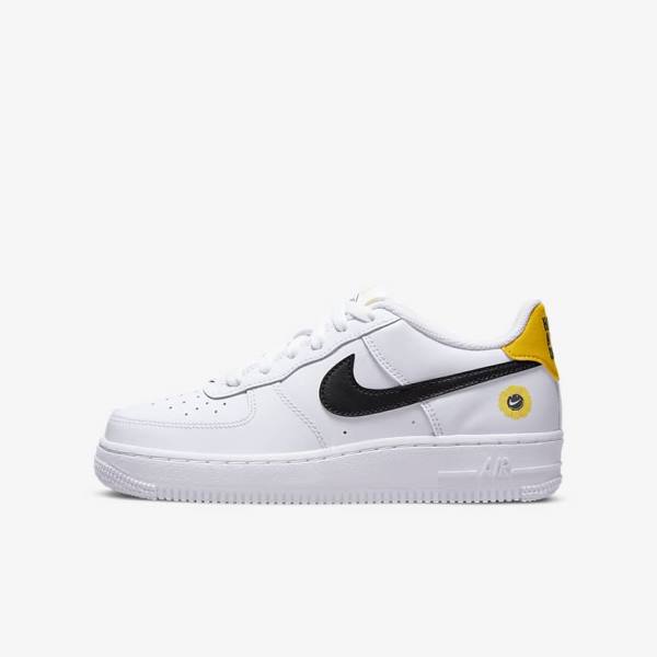 Nike Air Force 1 LV8 Older Otroci Superge Bela / Črna | NK501HDV