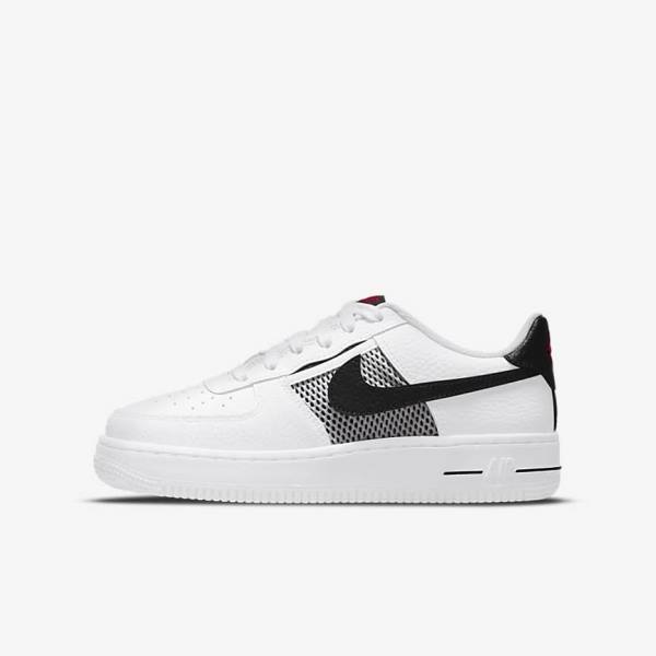 Nike Air Force 1 LV8 Older Otroci Superge Bela / Rdeča / Bela / Črna | NK649LVU