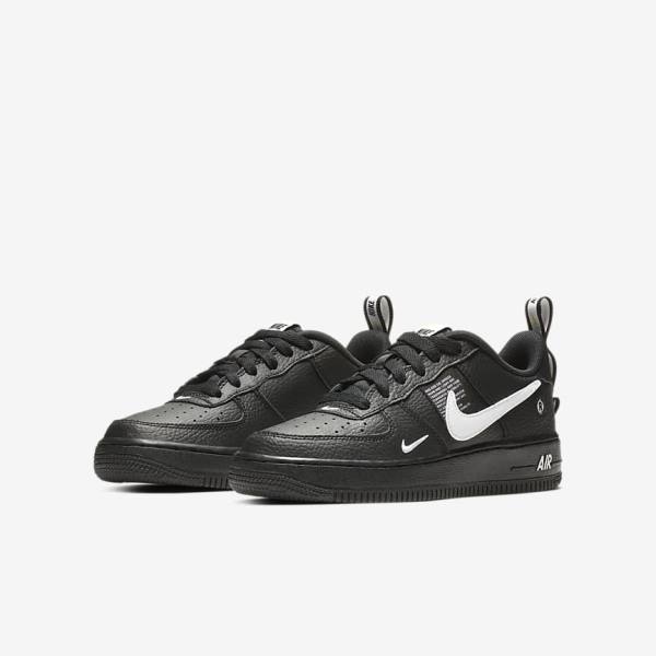 Nike Air Force 1 LV8 Utility Older Otroci Superge Črna / Rumena / Bela | NK526VCO