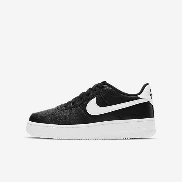 Nike Air Force 1 Older Otroci Superge Črna / Bela | NK803DJE