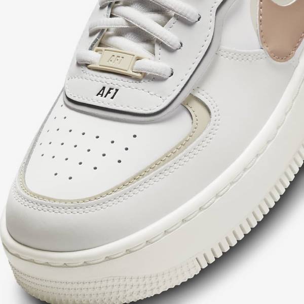 Nike Air Force 1 Shadow Ženske Superge Kaki / Svetloba Bež | NK261MAR