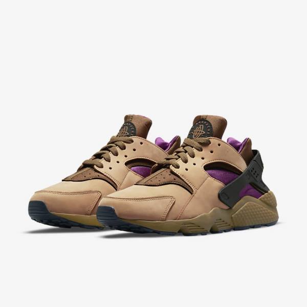 Nike Air Huarache LE Moški Superge Črna / Rjav | NK705LRJ