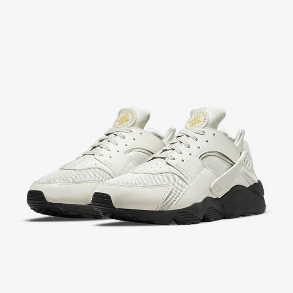 Nike Air Huarache Moški Superge Svetloba Bež / Črna / Srebrna / Zlato | NK687KDE