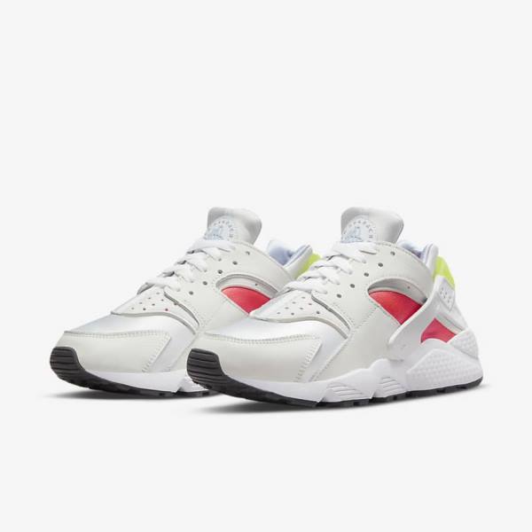 Nike Air Huarache Ženske Superge Bela / Svetloba Rdeča / Črna | NK056KGB