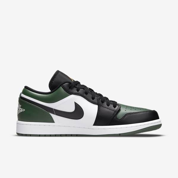 Nike Air Jordan 1 Low Moški Superge Zelena / Bela / Črna | NK491ELF