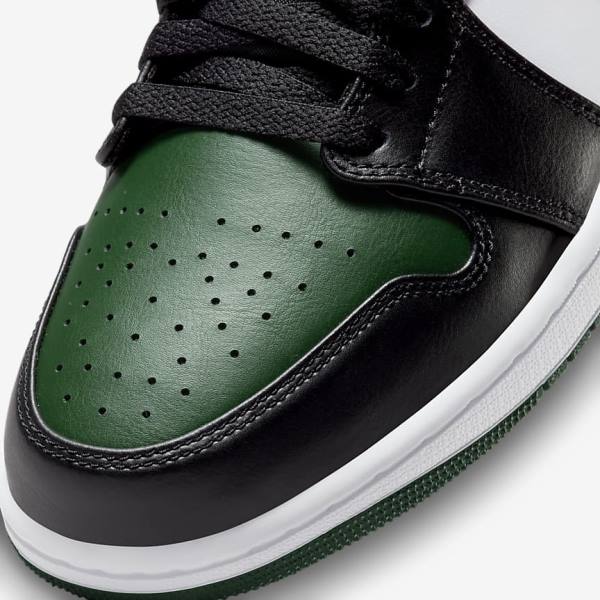 Nike Air Jordan 1 Low Moški Superge Zelena / Bela / Črna | NK491ELF