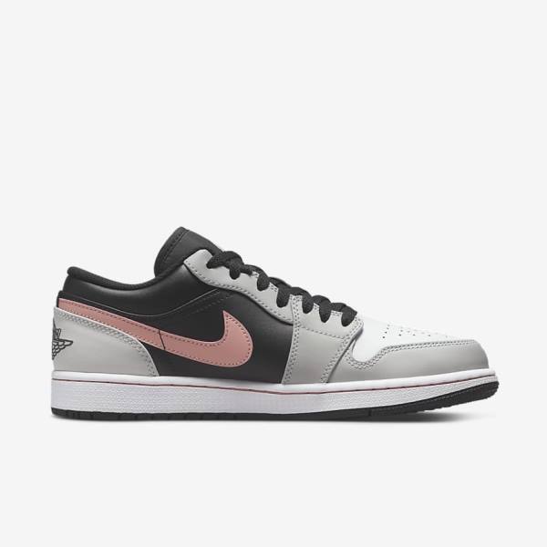 Nike Air Jordan 1 Low Moški Superge Črna / Siva / Bela / Koral | NK165VHU