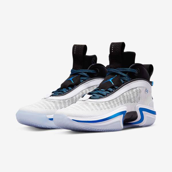 Nike Air Jordan XXXVI Moški Jordan Čevlji Bela / Črna / Modra | NK367JCF