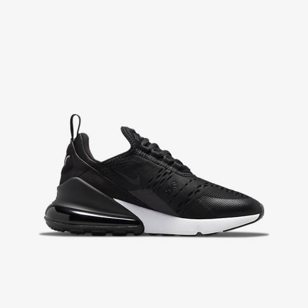 Nike Air Max 270 Older Otroci Superge Črna / Siva | NK694OAW