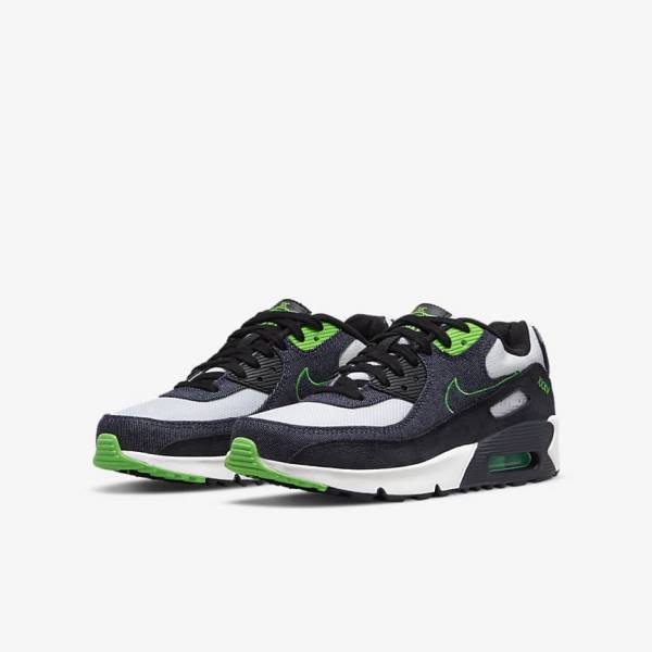 Nike Air Max 90 LTR SE Older Otroci Superge Obszidián | NK684KNX