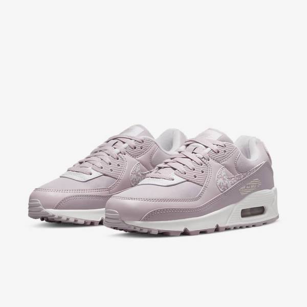 Nike Air Max 90 Ženske Superge Vijolična / Bela | NK204KGN