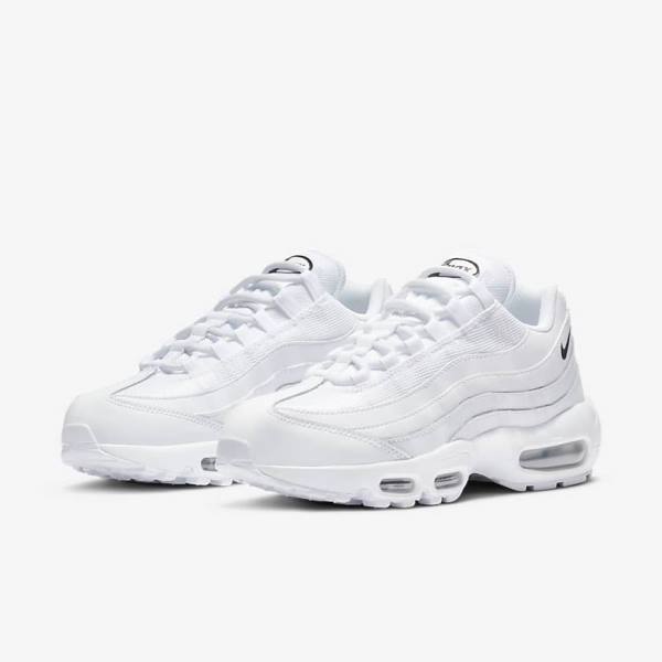 Nike Air Max 95 Essential Ženske Superge Bela / Črna | NK265VBD