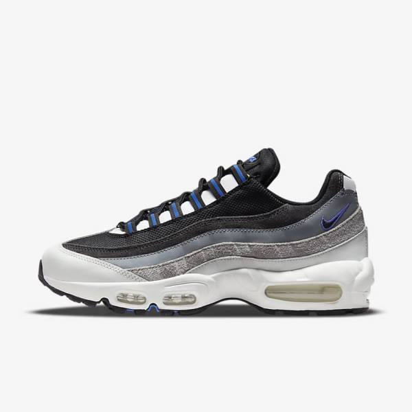 Nike Air Max 95 Moški Superge Črna / Temno Siva / Modra | NK197WDG