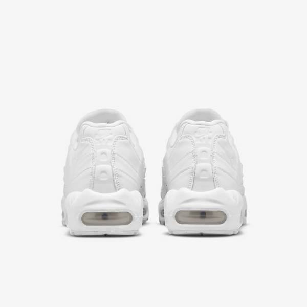 Nike Air Max 95 Ženske Superge Bela / Kovinski Srebrna / Bela | NK370ZKW