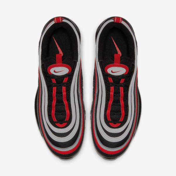 Nike Air Max 97 Moški Superge Črna / Kovinski Srebrna / Rdeča | NK403KVX