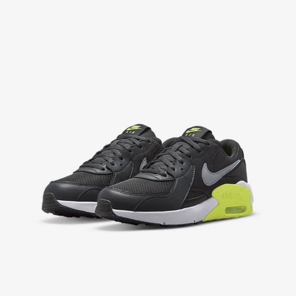 Nike Air Max Excee Older Otroci Superge Temno Siva / Črna / Siva | NK391CST