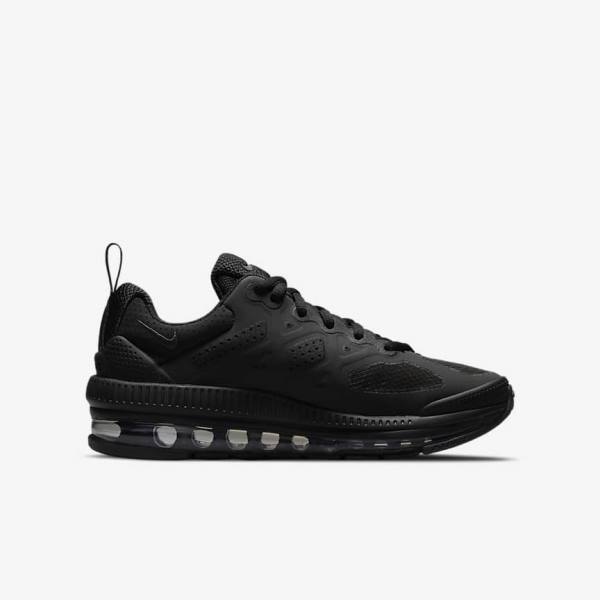 Nike Air Max Genome Older Otroci Superge Črna / Temno Siva | NK819SKH