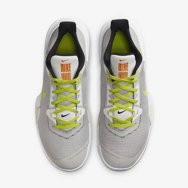 Nike Air Max Impact 3 Moški Košarkaški Copati Siva / Zelena | NK346WFP