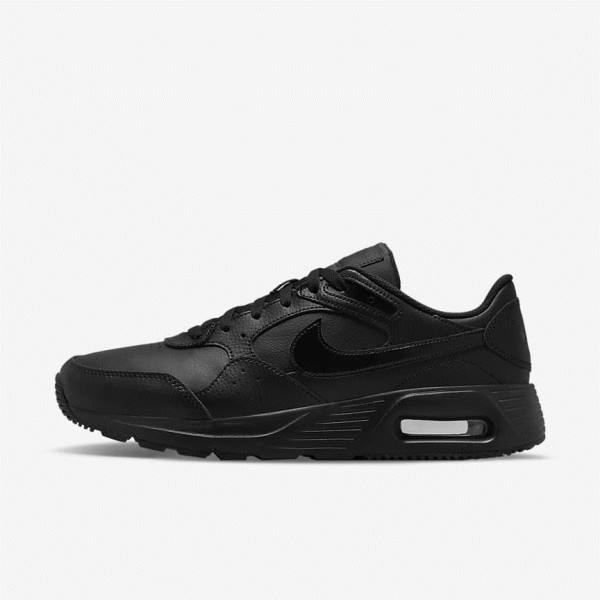 Nike Air Max SC Leather Moški Superge Črna | NK567SOZ