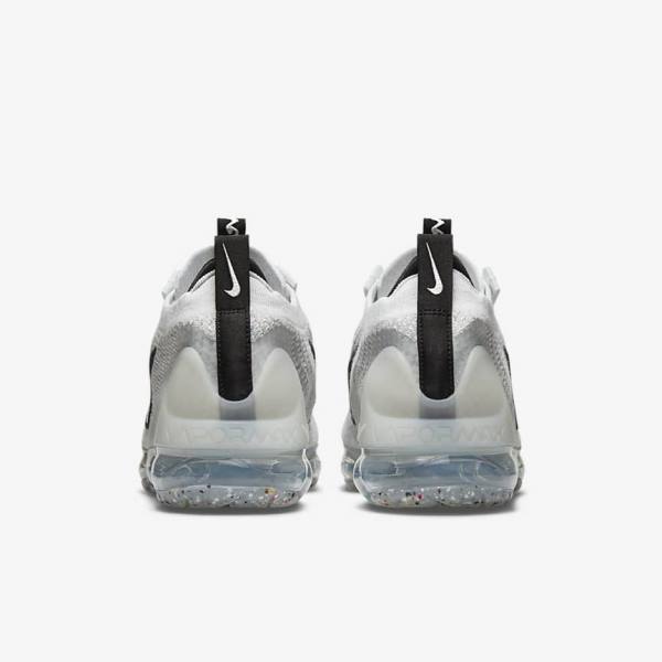 Nike Air VaporMax 2021 FK Moški Superge Bela / Črna / Kovinski Srebrna | NK071VDY