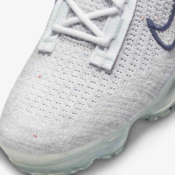 Nike Air VaporMax 2021 Flyknit Ženske Superge Mornarica / Bela | NK964KLF