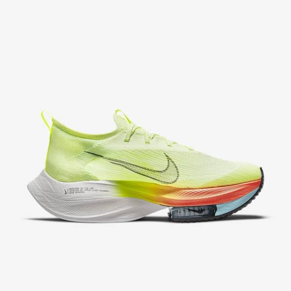 Nike Air Zoom Alphafly NEXT% Flyknit Road Racing Moški Tekaški Čevlji Mango | NK514PNW