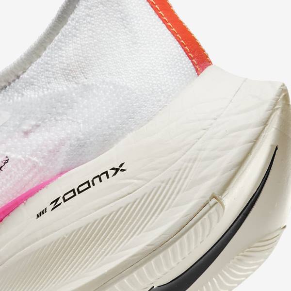 Nike Air Zoom Alphafly NEXT% Flyknit Road Racing Ženske Tekaški Čevlji Bela / Črna / Črna | NK987TGR