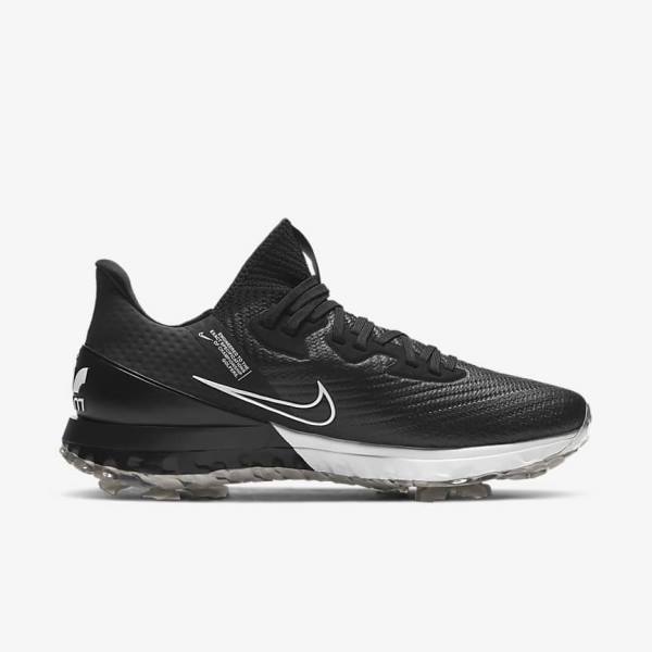 Nike Air Zoom Infinity Tour Moški Čevlji Za Golf Črna / Bela | NK394NKB