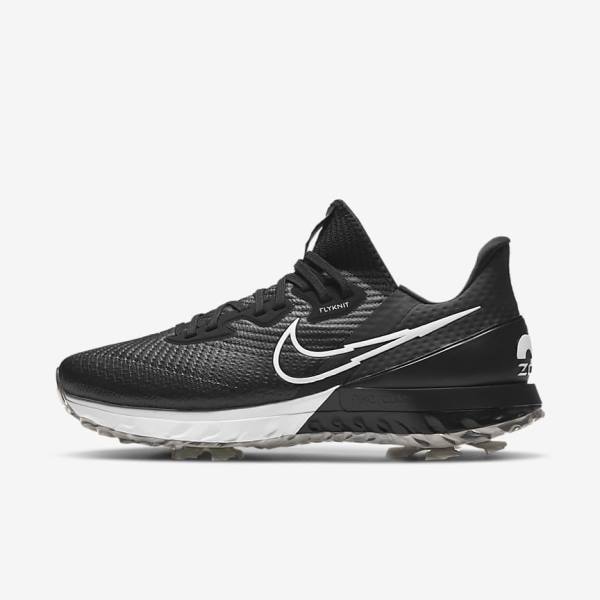 Nike Air Zoom Infinity Tour Moški Čevlji Za Golf Črna / Bela | NK394NKB