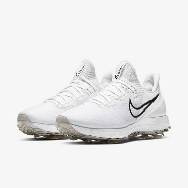 Nike Air Zoom Infinity Tour Moški Čevlji Za Golf Platina | NK835HJB