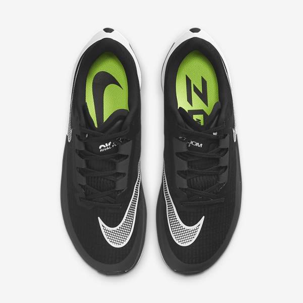 Nike Air Zoom Rival Fly 3 Road Racing Moški Tekaški Čevlji Črna / Temno Siva / Bela | NK876VOH