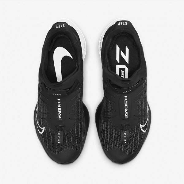 Nike Air Zoom Tempo NEXT% FlyEase Easy On-Off Road Moški Tekaški Čevlji Črna / Bela | NK526RHW