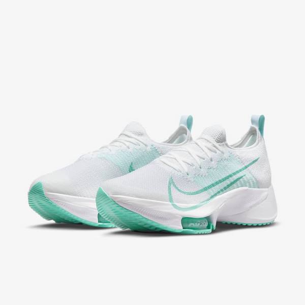 Nike Air Zoom Tempo NEXT% Road Ženske Tekaški Čevlji Platina | NK154LEF