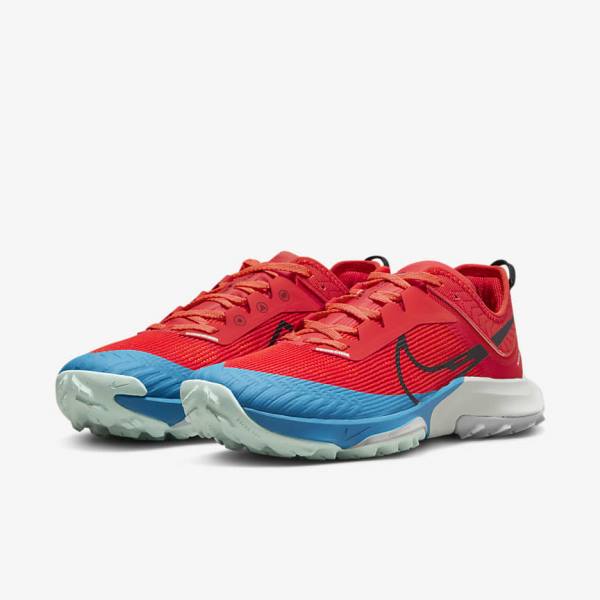 Nike Air Zoom Terra Kiger 8 Trail Moški Tekaški Čevlji Rdeča / Oranžna / Modra / Črna | NK127FAN