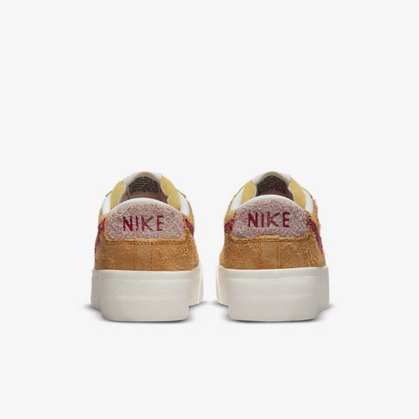 Nike Blazer Low Platform Ženske Superge Bordo | NK348RDV