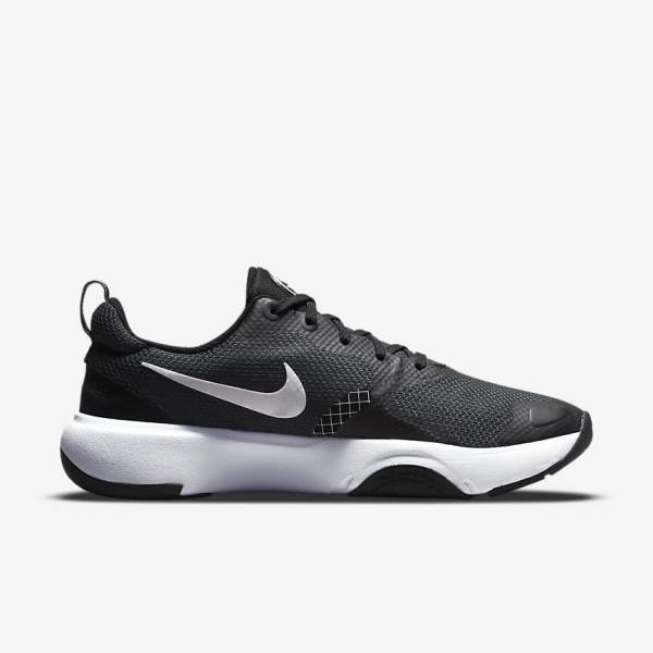 Nike City Rep TR Ženske Športni Copati Črna / Temno Siva / Bela | NK809XYM