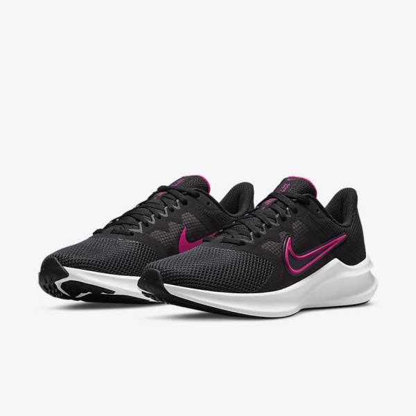 Nike Downshifter 11 Road Ženske Tekaški Čevlji Črna / Temno Siva / Bela | NK034KTA