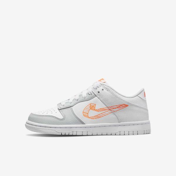 Nike Dunk Low SE Older Otroci Superge Platina | NK032JSL