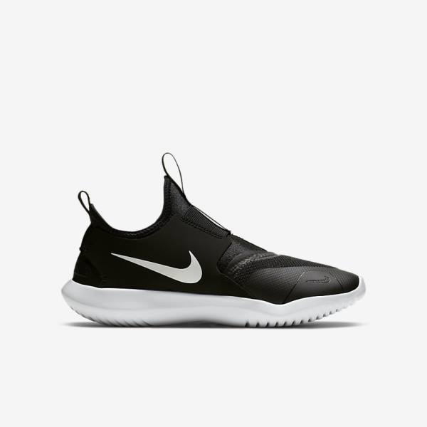 Nike Flex Runner Older Otroci Tekaški Čevlji Črna / Bela | NK861VGN