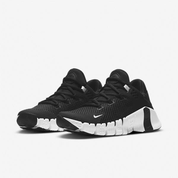 Nike Free Metcon 4 Ženske Športni Copati Črna / Bela | NK605LOA