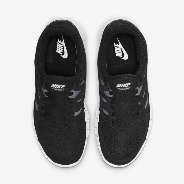 Nike Free Run 2 Moški Superge Črna / Temno Siva / Bela | NK154EDU