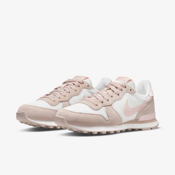 Nike Internationalist Ženske Superge Bela / Kaki Siva / Svetloba | NK798JOB