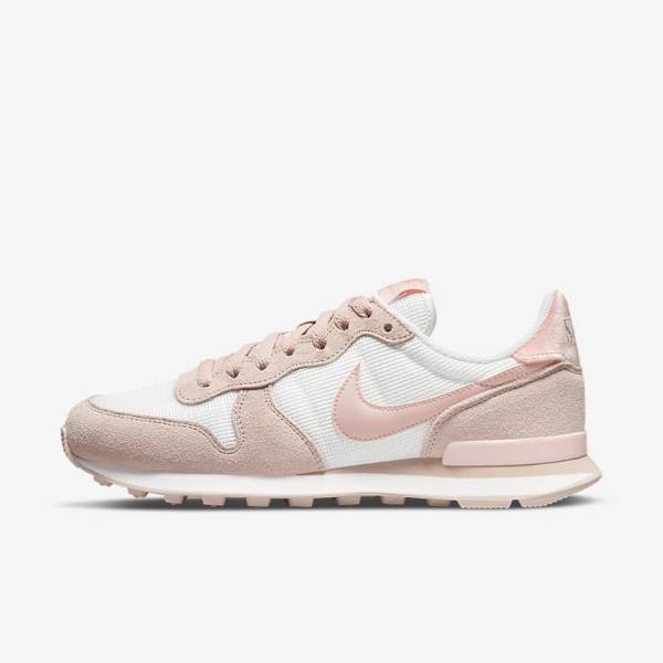 Nike Internationalist Ženske Superge Bela / Kaki Siva / Svetloba | NK798JOB